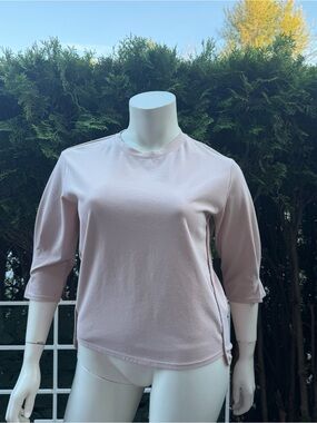 Caposhie Blush Tunic Top M/L | Neo Minimalism‎ Soft Girl Clean Aesthetic Stretch